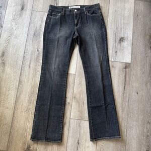 Gap Jeans Women's Size 12L Black Casual Denim Stretch Boot Cut Low Rise 5-Pocket